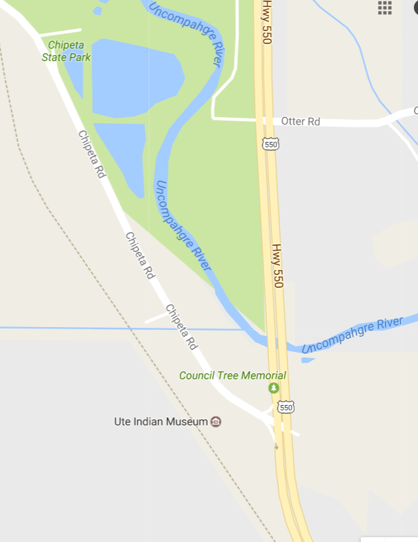 Ute Indian Museum Map